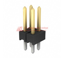 AMPMODU-Mod-II-Breakaway-Dual-Vert-Gold-4-Pin.jpg Image