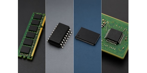 DRAM vs SRAM vs Flash vs NVRAM: diferenzas clave e aplicacións