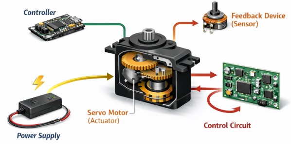 How A Servo Control System Works?