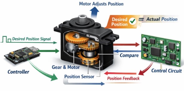 How A Servo Control System Works?