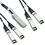 Conxuntos de cables SFP28 e QSFP28